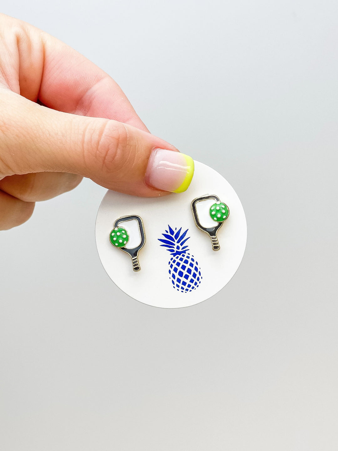 Pickleball Signature Enamel Studs by Prep Obsessed