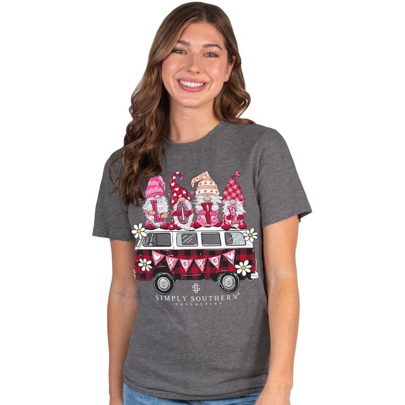 Gnome 'Love' Bus Short Sleeve Tee by Simply Southern