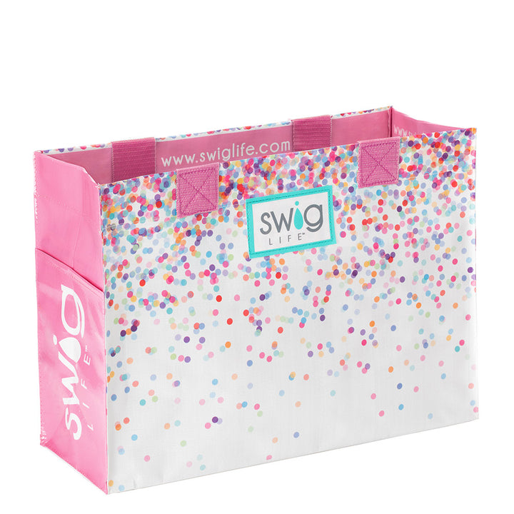 Confetti Laminated Tote Bag by Swig