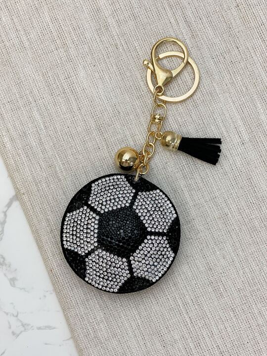 Sports Ball Glitzy Key Chains