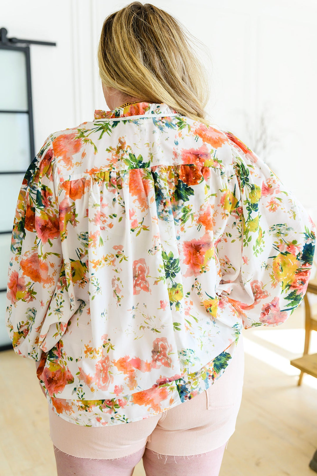 Spring Haiku Floral Blouse (Ships in 1-2 Weeks)