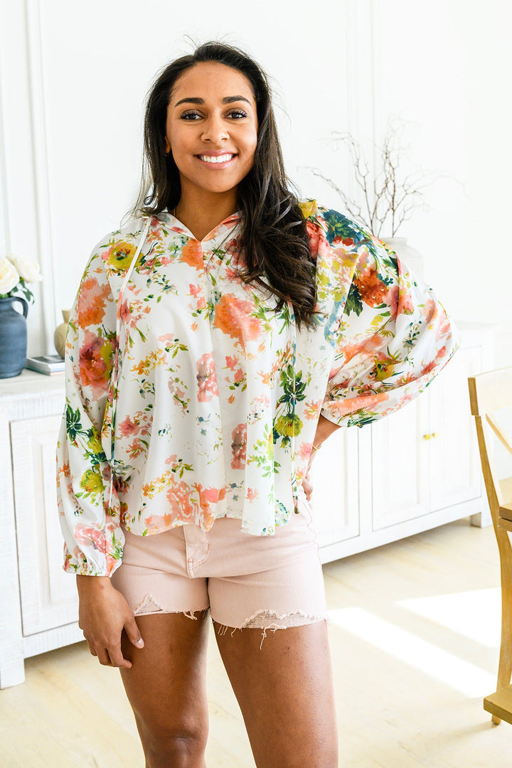 Spring Haiku Floral Blouse (Ships in 1-2 Weeks)