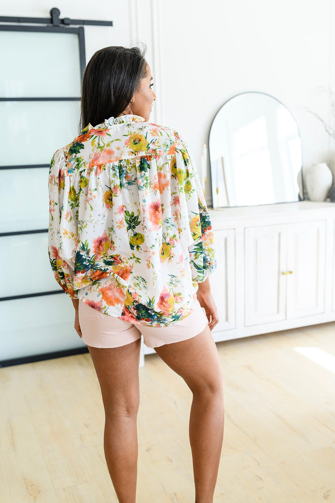 Spring Haiku Floral Blouse (Ships in 1-2 Weeks)