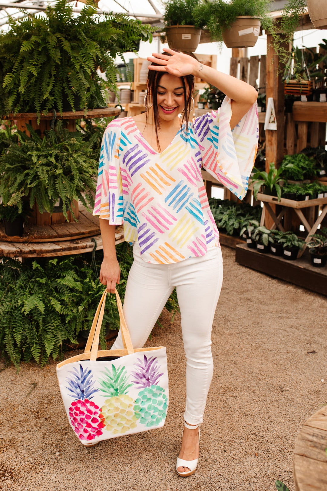 Tropical Pineapple Tote