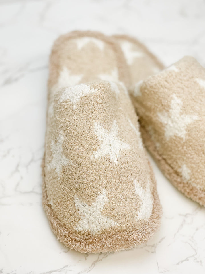 Star Fuzzy Slippers