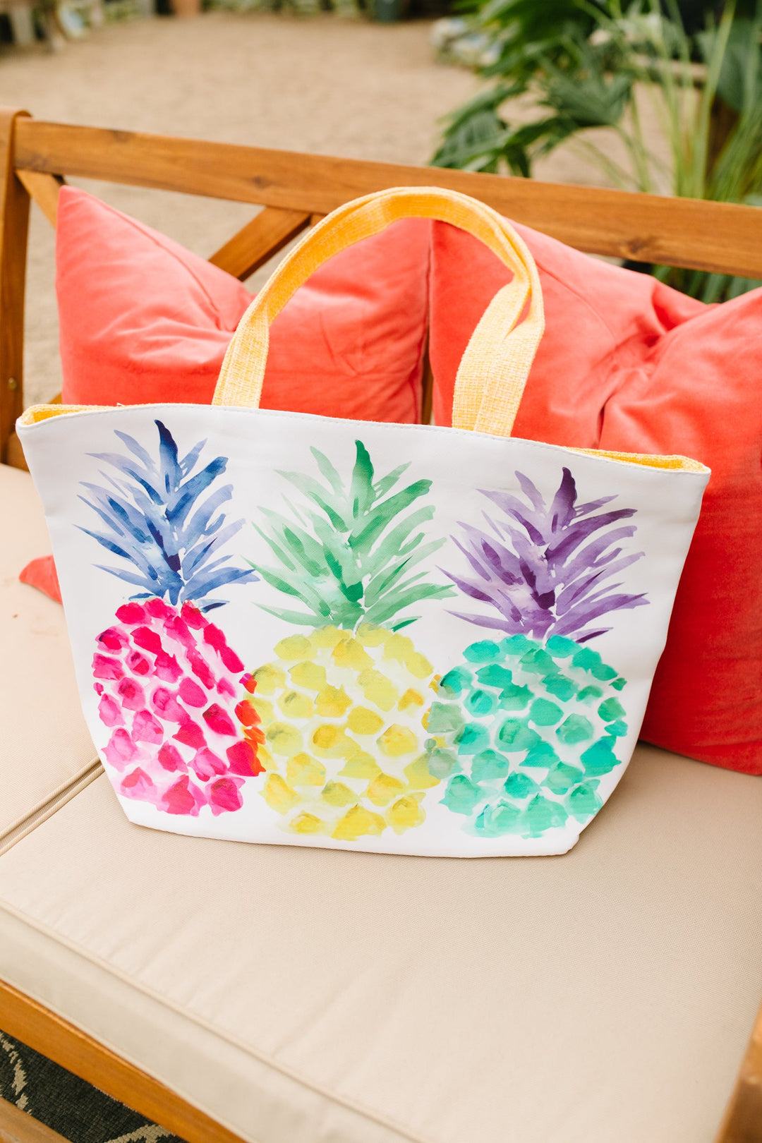 Tropical Pineapple Tote