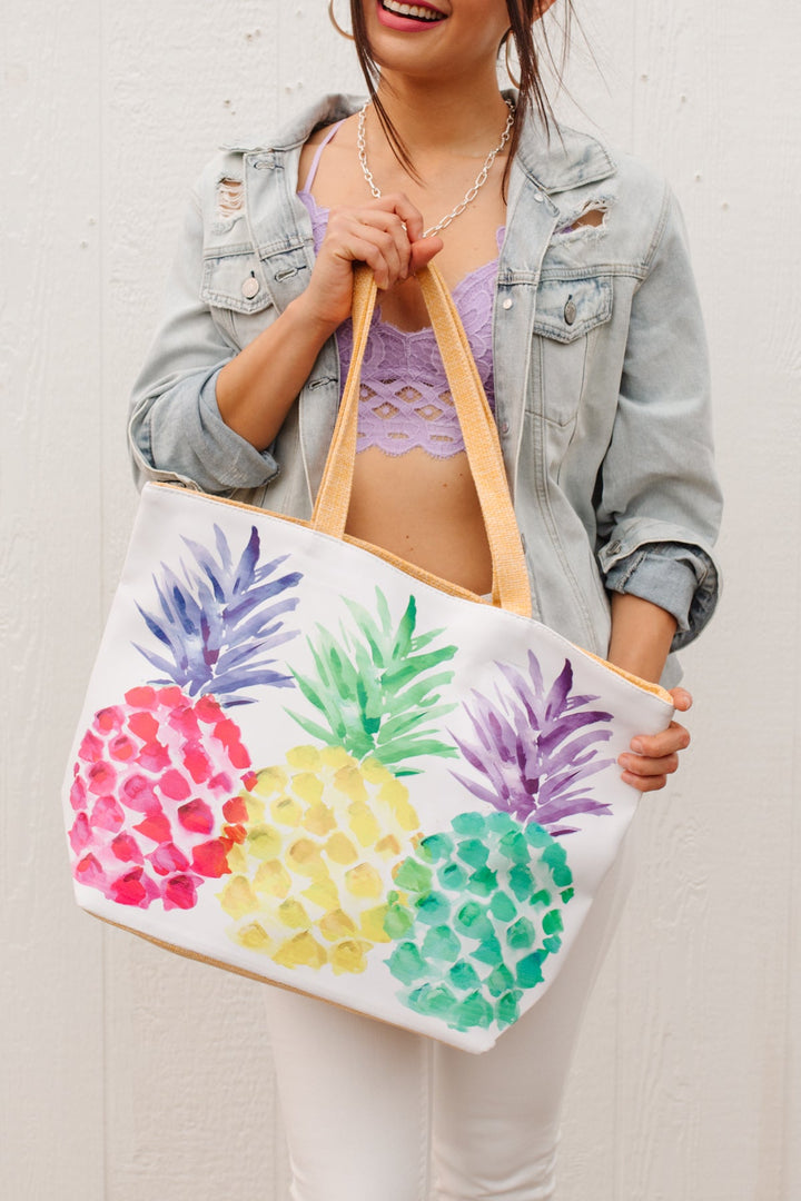 Tropical Pineapple Tote