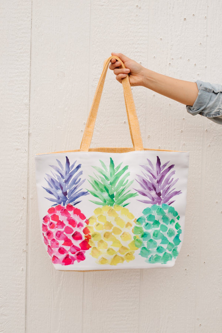 Tropical Pineapple Tote