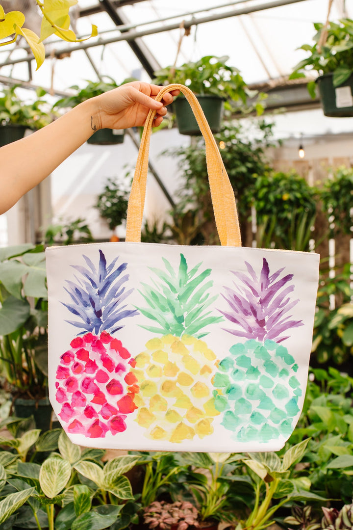 Tropical Pineapple Tote