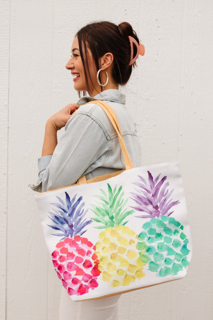 Tropical Pineapple Tote