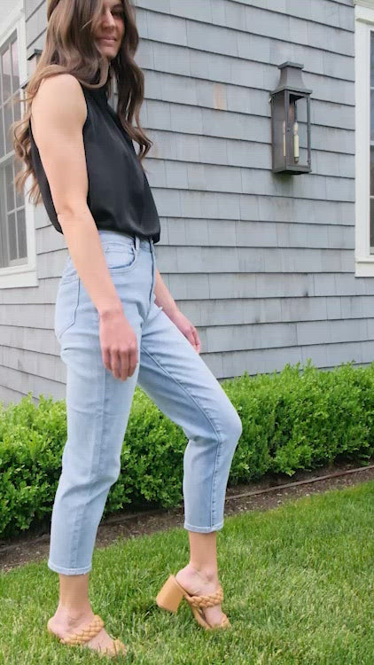 A-Game Mom Fit Jeans by Risen