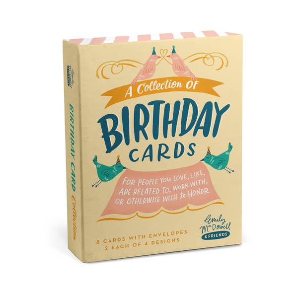 Birthday Cards - Set of 8