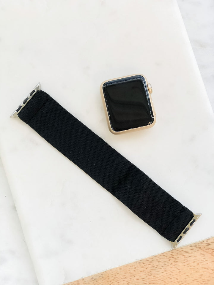 Black Stretch Smart Watch Band