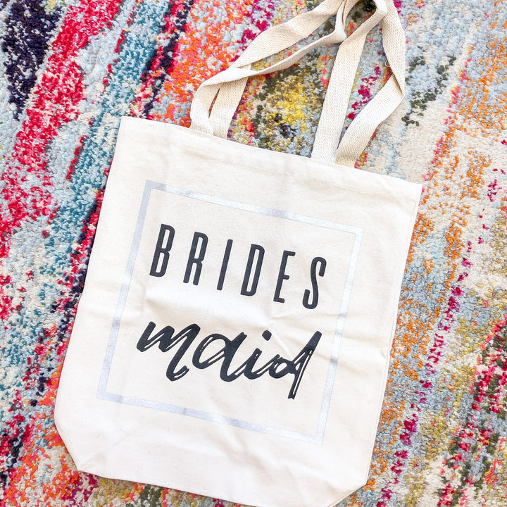 Bridesmaid Canvas Tote by Mud Pie