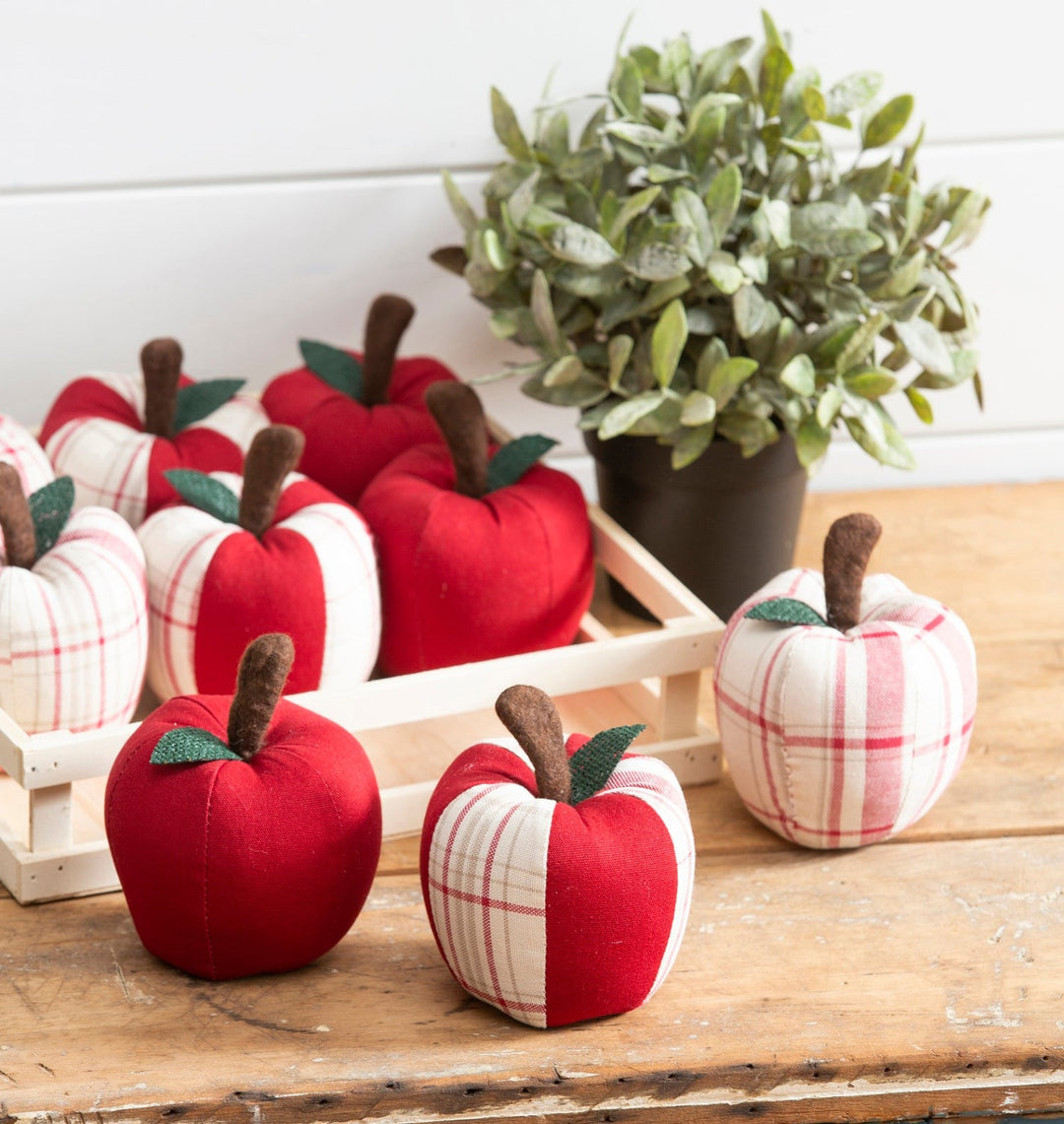 Fabric Apple Table Decor