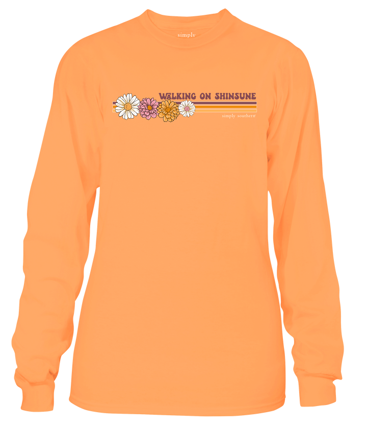 'Walking On Sunshine' Long Sleeve Tee by Simply Southern