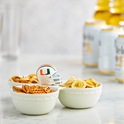 University of Miami Helmet Mini by Nora Fleming